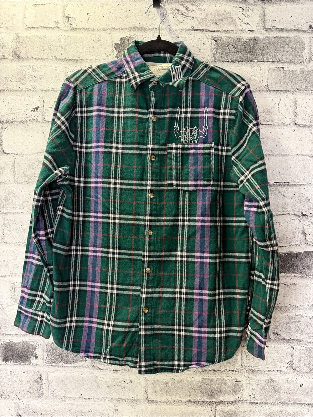 Cakeworthy Disney Plaid Haunted Mansion Flannel